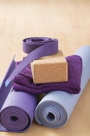 Yoga Mats, Belts, Towel, and Block
