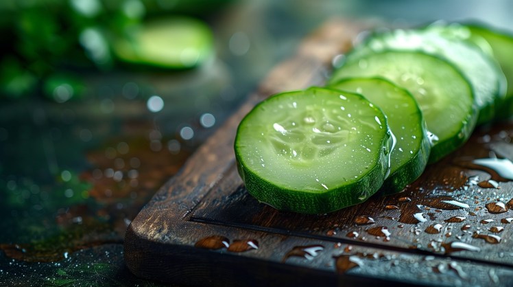 Sliced Cucumbers